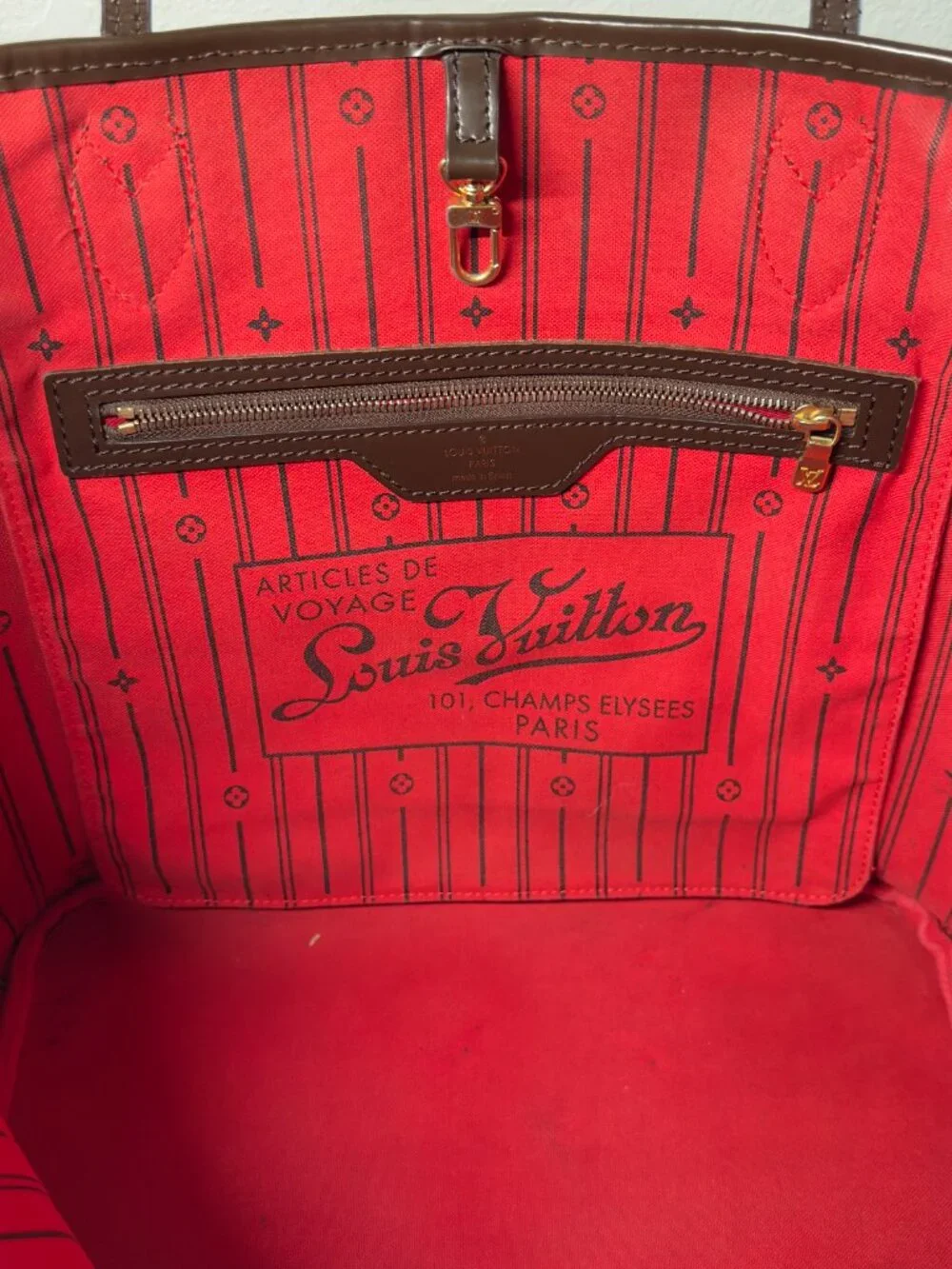 Louis Vuitton Neverfull MM Damier Ebene 2013